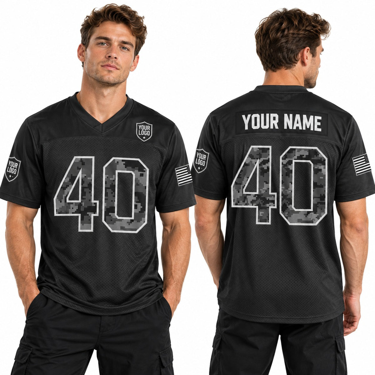 Personalized Arizona Cardinals 2026 Salute to Service Football Jersey – Black Retired Player Style, Custom Name Patch, Team Name, Number & Logo-1