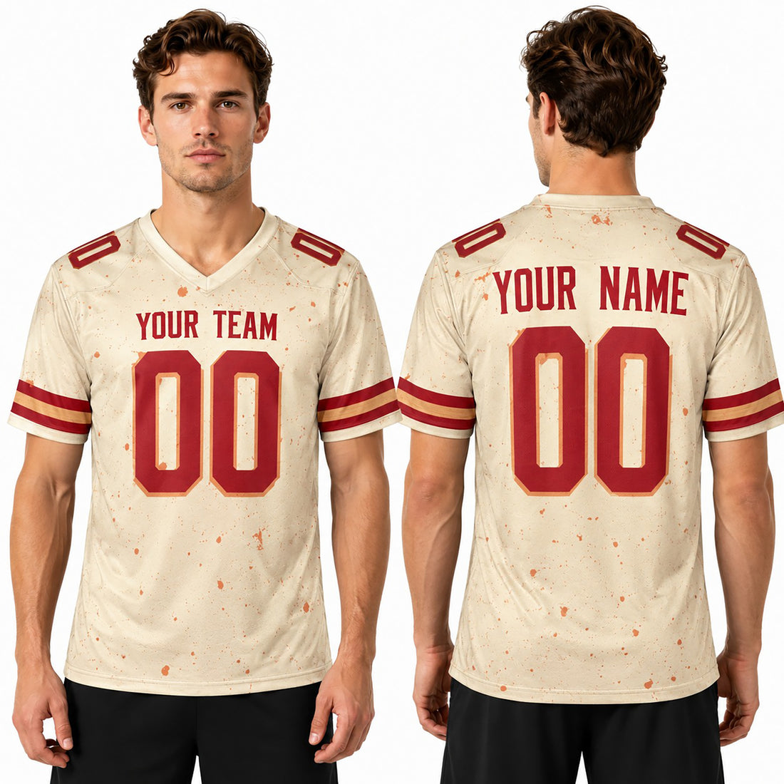 Personalized Arizona Cardinals Football Jersey - Natural Red 2025 Rivalries Style, Custom Name & Number-1