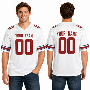 Personalized Arizona Cardinals Football Jersey - White Legacy Fan Style, Custom Name & Number-1