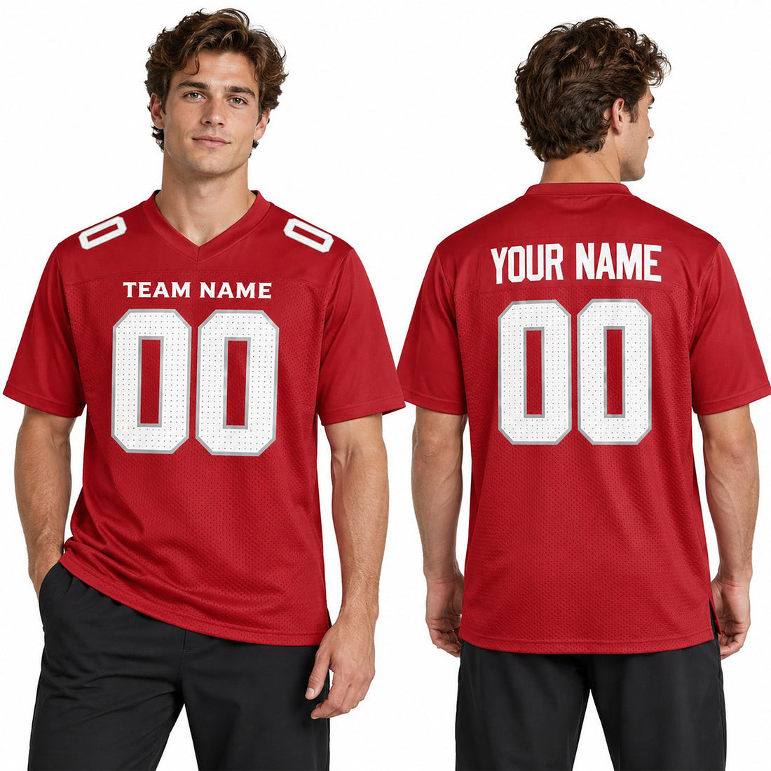 Personalized Arizona Cardinals Football Jersey – Cardinal Retired Player Style, Custom Name Patch, Team Name, Number & Logo-1