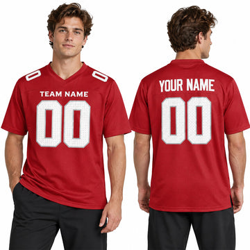Personalized Arizona Cardinals Football Jersey – Cardinal Retired Player Style, Custom Name Patch, Team Name, Number & Logo-1