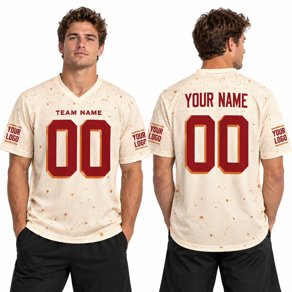 Personalized Arizona Cardinals Football Jersey – Natural Rivalries Style, Custom Name Patch, Team Name, Number & Logo-1