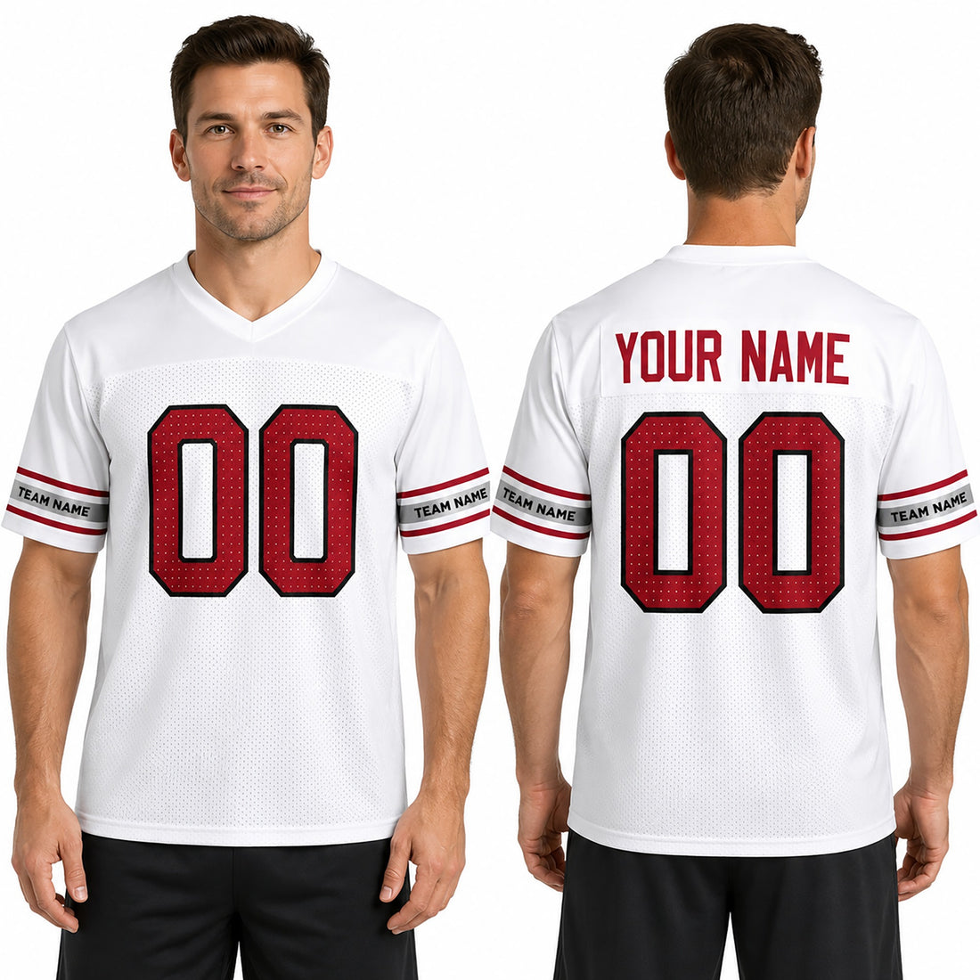 Personalized Arizona Cardinals Football Jersey – White Vapor F.U.S.E. Limited Style, Custom Name Patch, Team Name, Number & Logo-1
