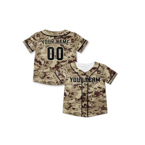 Personalized Arizona Diamondbacks Baseball Jersey - Camo Style, Custom Name & Number-7