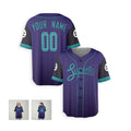 Personalized Arizona Diamondbacks Baseball Jersey - Purple Serpientes City Style, Custom Name & Number-5