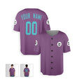 Personalized Arizona Diamondbacks Baseball Jersey - Purple Teal Fan Style, Custom Name & Number-3