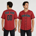 Personalized Arizona Diamondbacks Baseball Jersey - Red Alternate Style, Custom Name & Number-1
