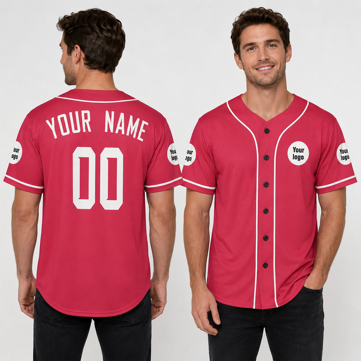 Personalized Arizona Diamondbacks Baseball Jersey - Red Fan Style, Custom Name & Number-1