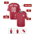 Personalized Arizona Diamondbacks Baseball Jersey - Red Fan Style, Custom Name & Number-2
