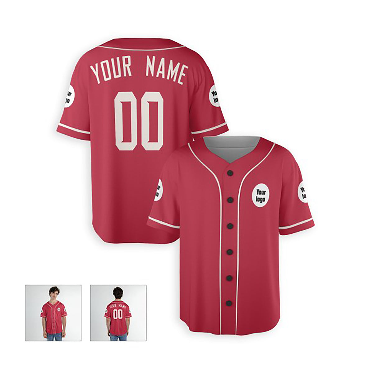 Personalized Arizona Diamondbacks Baseball Jersey - Red Fan Style, Custom Name & Number-3