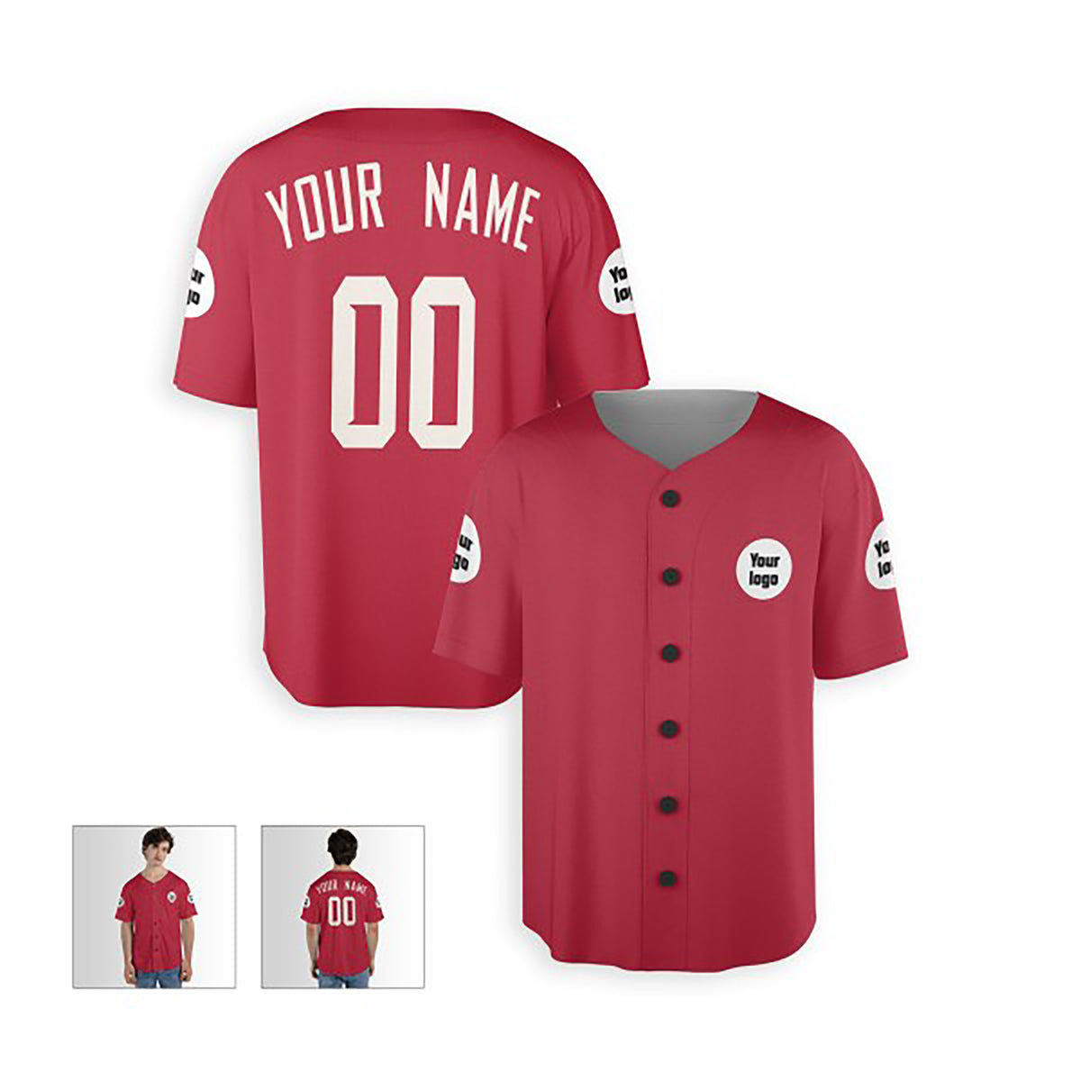 Personalized Arizona Diamondbacks Baseball Jersey - Red Fan Style, Custom Name & Number-4
