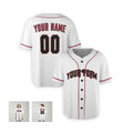 Personalized Arizona Diamondbacks Baseball Jersey - White Home Style 2, Custom Name & Number-5