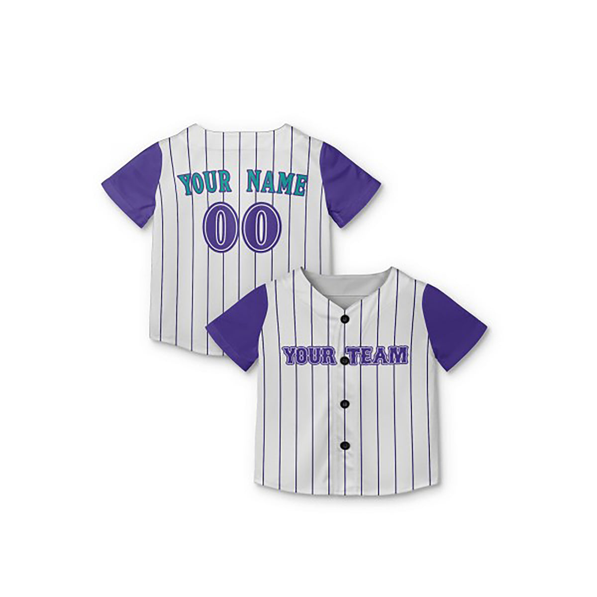Personalized Arizona Diamondbacks Baseball Jersey - White Purple Heritage Style, Custom Name & Number-7