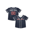 Personalized Atlanta Braves Baseball Jersey - Navy Alternate Style, Custom Name & Number-8