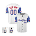Personalized Atlanta Braves Baseball Jersey - White Blue City Style, Custom Name & Number-4