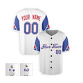 Personalized Atlanta Braves Baseball Jersey - White Blue City Style, Custom Name & Number-5