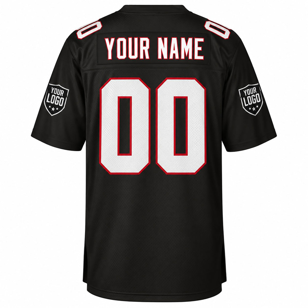 Personalized Atlanta Falcons 1992 Football Jersey – Black Retired Player Style, Custom Name Patch, Team Name, Number & Logo-4