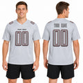 Personalized Atlanta Falcons Football Jersey – Gray Atmosphere Game Day Style, Custom Name & Number-1