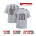 Personalized Atlanta Falcons Football Jersey – Gray Atmosphere Game Day Style, Custom Name & Number-2