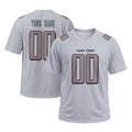 Personalized Atlanta Falcons Football Jersey – Gray Atmosphere Game Day Style, Custom Name & Number-3