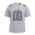 Personalized Atlanta Falcons Football Jersey – Gray Atmosphere Game Day Style, Custom Name & Number-4
