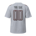 Personalized Atlanta Falcons Football Jersey – Gray Atmosphere Game Day Style, Custom Name & Number-5
