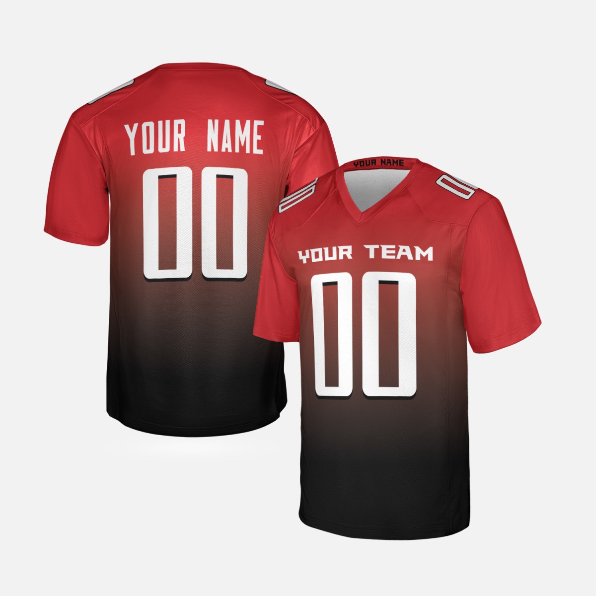 Personalized Atlanta Falcons Football Jersey - Red Fuse Fan Style, Custom Name & Number-2