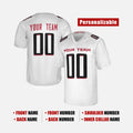 Personalized Atlanta Falcons Football Jersey - White Fan Style, Custom Name & Number-2