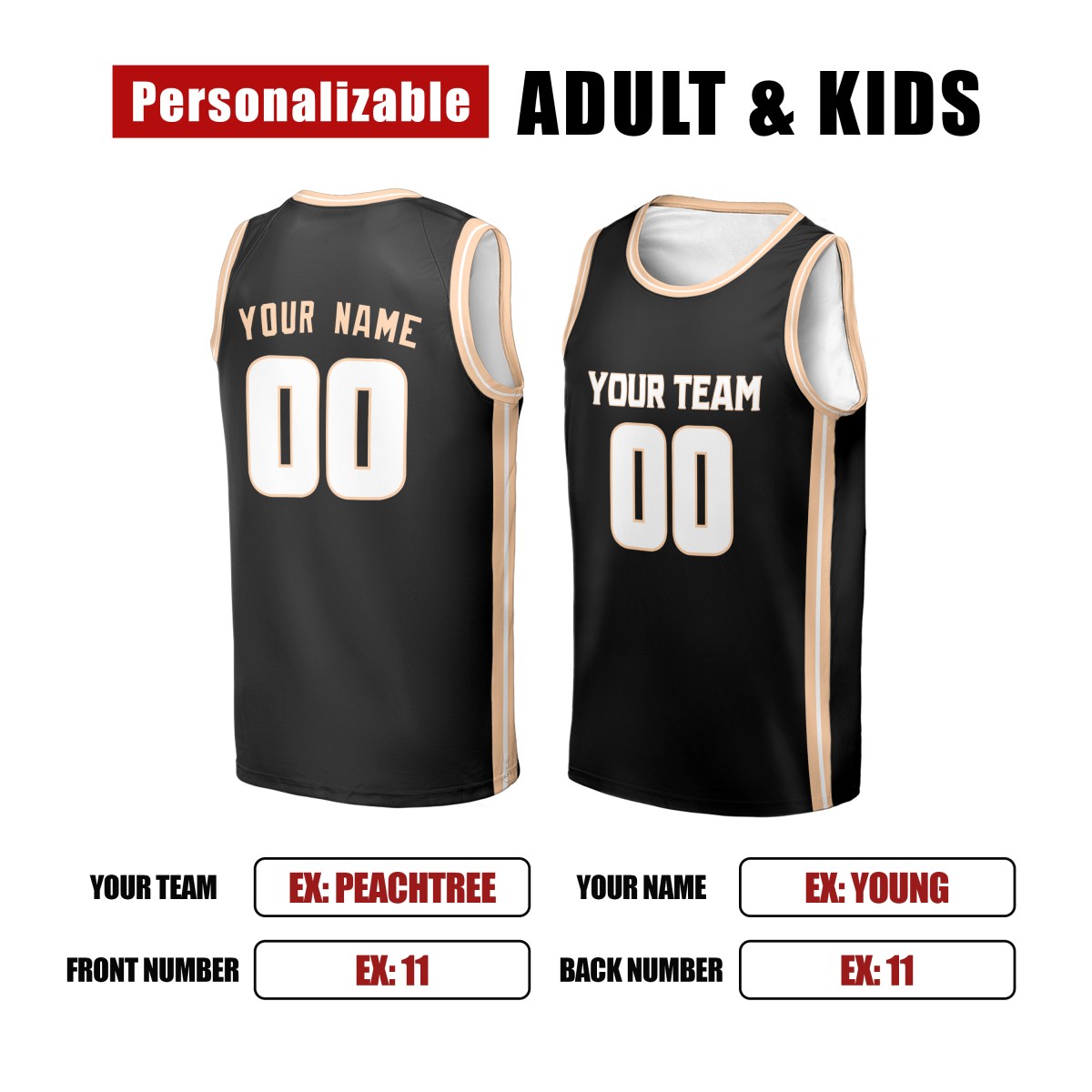 Personalized Atlanta Hawks Basketball Jersey - Black 2025/26 City Style, Custom Name & Number-2