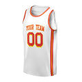Personalized Atlanta Hawks Basketball Jersey - White Fast Break Association Style, Custom Name & Number-3