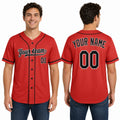 Personalized Baltimore Orioles Baseball Jersey - Orange 2nd Alternate Style, Custom Name & Number-1