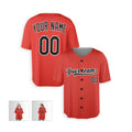 Personalized Baltimore Orioles Baseball Jersey - Orange 2nd Alternate Style, Custom Name & Number-5