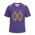 Personalized Baltimore Ravens Football Jersey – Purple Alternate Game Style, Custom Name & Number-4
