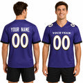 Personalized Baltimore Ravens Football Jersey - Purple Fan Style, Custom Name & Number-1