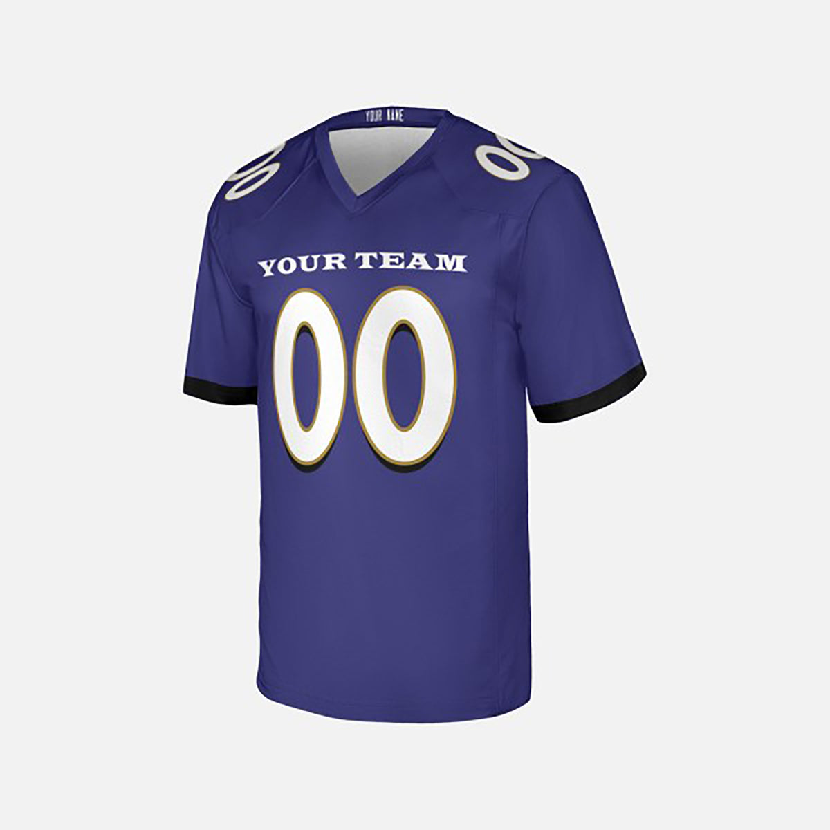 Personalized Baltimore Ravens Football Jersey - Purple Fan Style, Custom Name & Number-3
