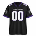 Personalized Baltimore Ravens Football Jersey – Black Alternate Style, Custom Name Patch, Team Name, Number & Logo-3