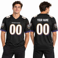 Personalized Baltimore Ravens Football Jersey – Black Vapor F.U.S.E. Limited Style, Custom Name Patch, Team Name, Number & Logo-1
