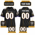 Personalized Baltimore Ravens Football Jersey – Black Vapor F.U.S.E. Limited Style, Custom Name Patch, Team Name, Number & Logo-2