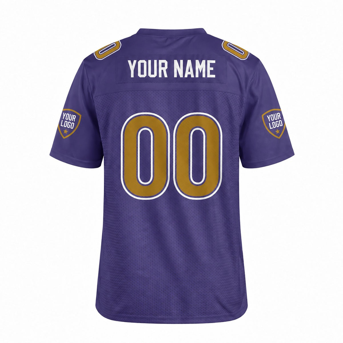 Personalized Baltimore Ravens Football Jersey – Purple Alternate Style, Custom Name Patch, Team Name, Number & Logo-4