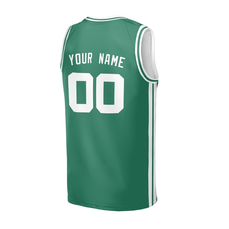 Personalized Boston Celtics Basketball Jersey - Green Swingman Icon Style, Custom Name & Number-4