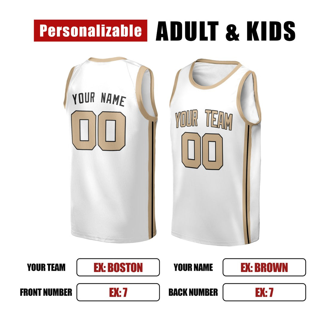 Personalized Boston Celtics Basketball Jersey - White 2025/26 Swingman City Style, Custom Name & Number-1