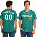 Personalized Boston Red Sox Baseball Jersey - Green City Style, Custom Name & Number-1