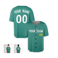 Personalized Boston Red Sox Baseball Jersey - Green City Style, Custom Name & Number-4
