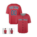 Personalized Boston Red Sox Baseball Jersey - Red Alternate Style, Custom Name & Number-3