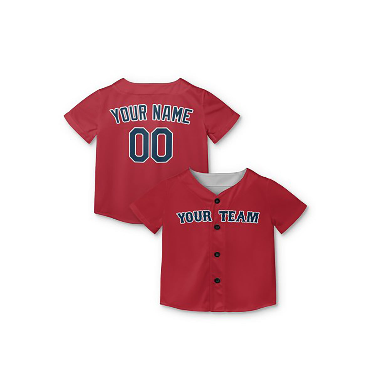 Personalized Boston Red Sox Baseball Jersey - Red Alternate Style, Custom Name & Number-7