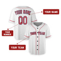 Personalized Boston Red Sox Baseball Jersey - White Alternate Style, Custom Name & Number-2