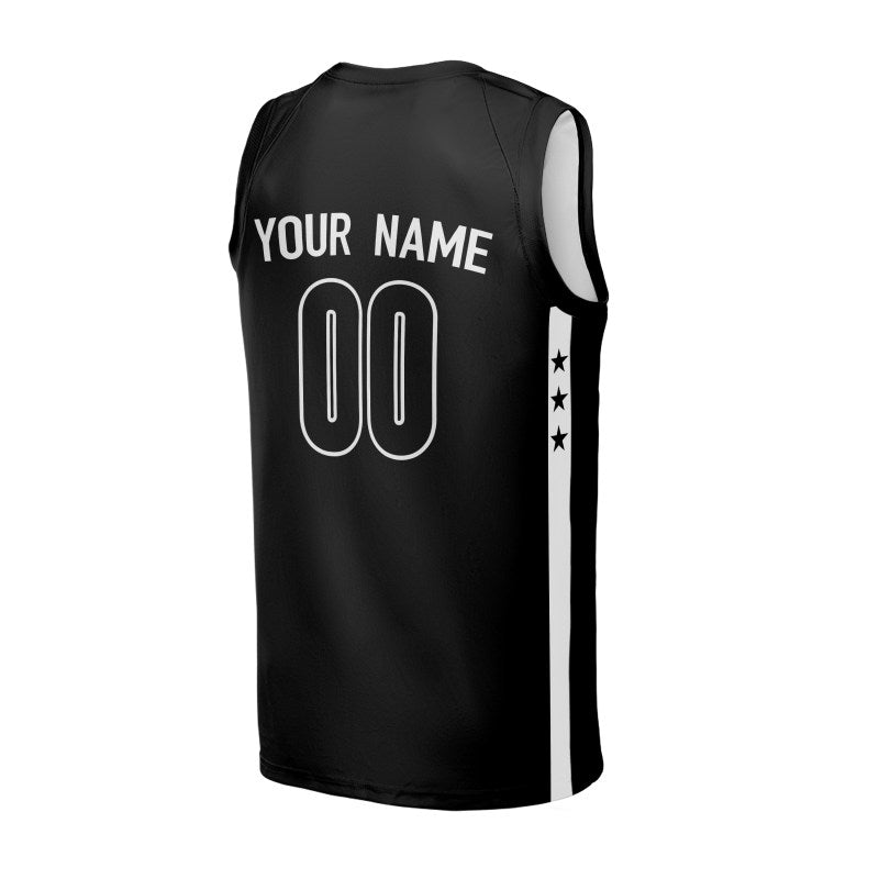 Personalized Brooklyn Nets Basketball Jersey - Black 2022/23 Swingman Statement Style, Custom Name & Number-4