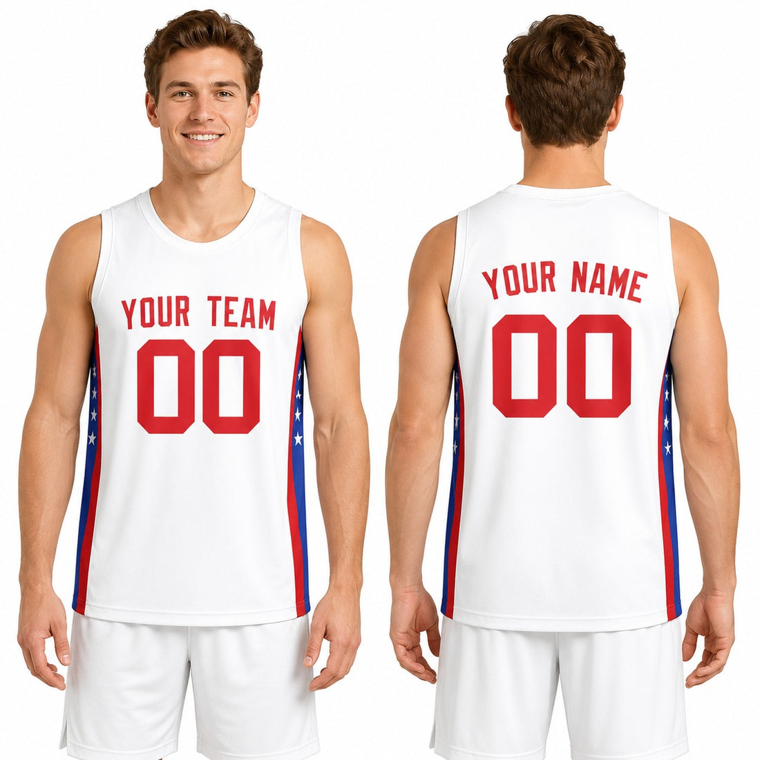 Personalized Brooklyn Nets Basketball Jersey - White Classics Swingman Style, Custom Name & Number-1