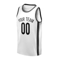Personalized Brooklyn Nets Basketball Jersey - White Swingman Association Style, Custom Name & Number-3