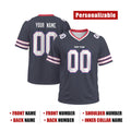 Personalized Buffalo Bills Football Jersey – Navy Inverted Team Game Day Style, Custom Name & Number-2